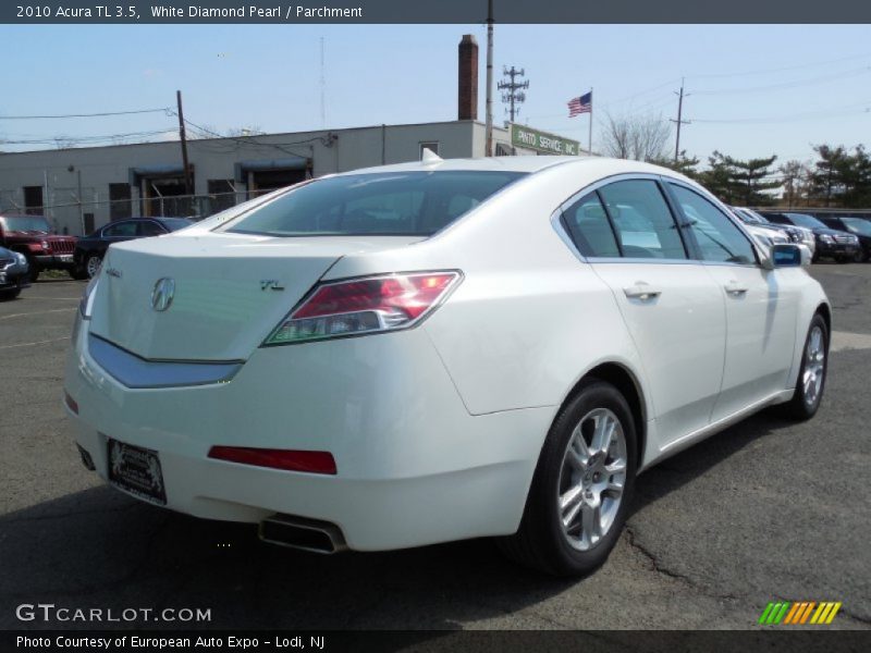 White Diamond Pearl / Parchment 2010 Acura TL 3.5