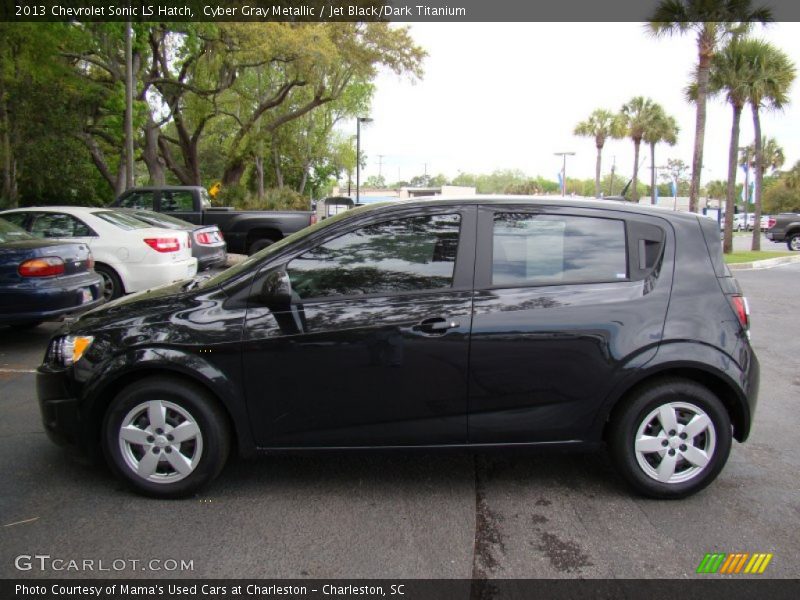 Cyber Gray Metallic / Jet Black/Dark Titanium 2013 Chevrolet Sonic LS Hatch