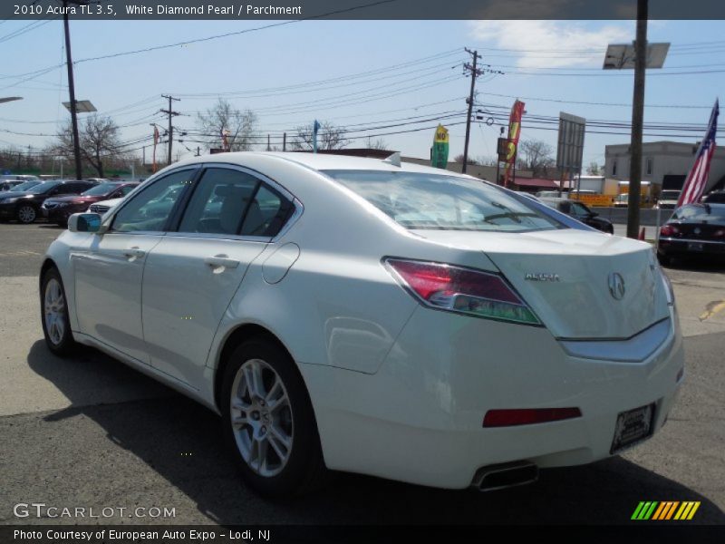 White Diamond Pearl / Parchment 2010 Acura TL 3.5