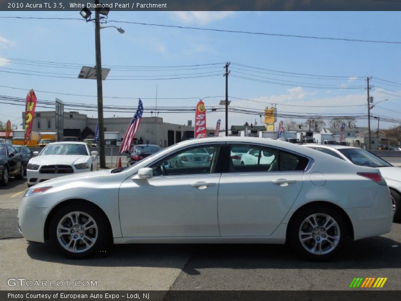 White Diamond Pearl / Parchment 2010 Acura TL 3.5