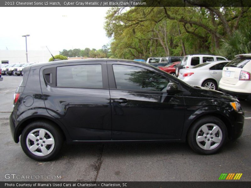 Cyber Gray Metallic / Jet Black/Dark Titanium 2013 Chevrolet Sonic LS Hatch