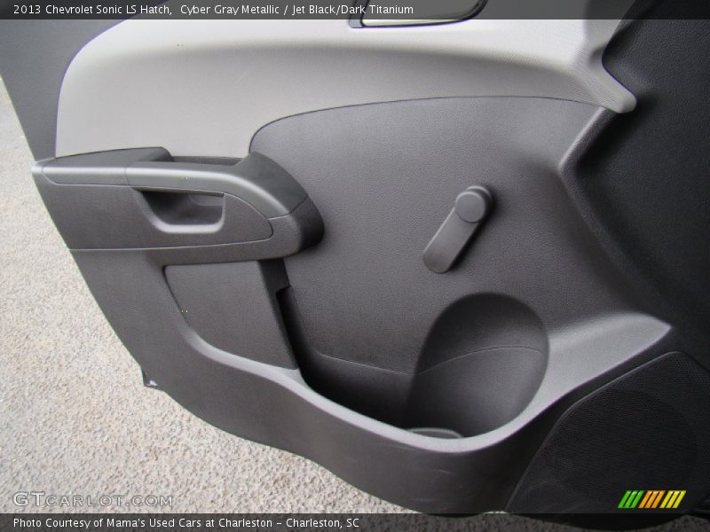 Cyber Gray Metallic / Jet Black/Dark Titanium 2013 Chevrolet Sonic LS Hatch
