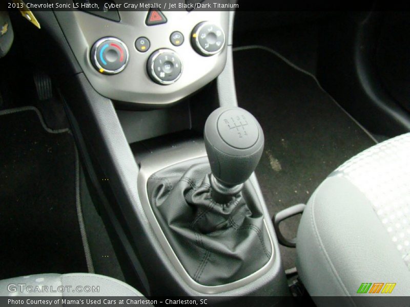 Cyber Gray Metallic / Jet Black/Dark Titanium 2013 Chevrolet Sonic LS Hatch