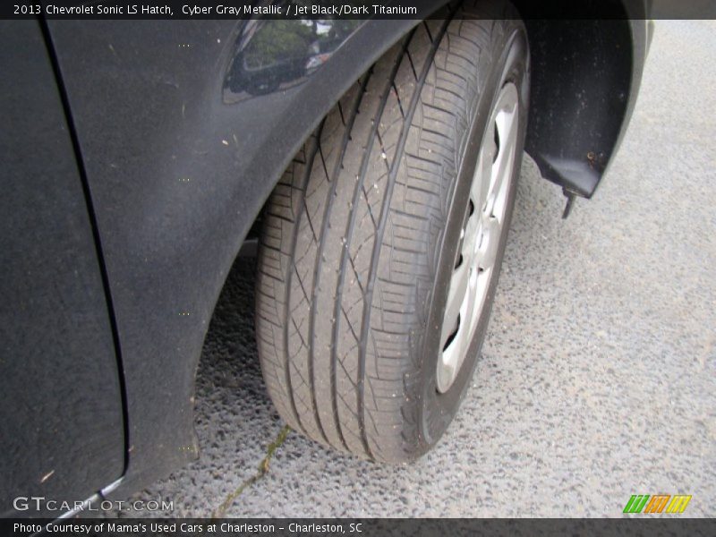 Cyber Gray Metallic / Jet Black/Dark Titanium 2013 Chevrolet Sonic LS Hatch