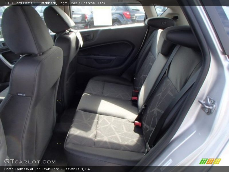 Ingot Silver / Charcoal Black 2013 Ford Fiesta SE Hatchback