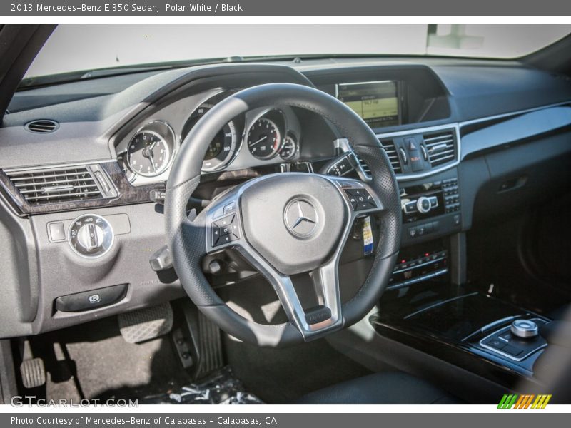 Polar White / Black 2013 Mercedes-Benz E 350 Sedan