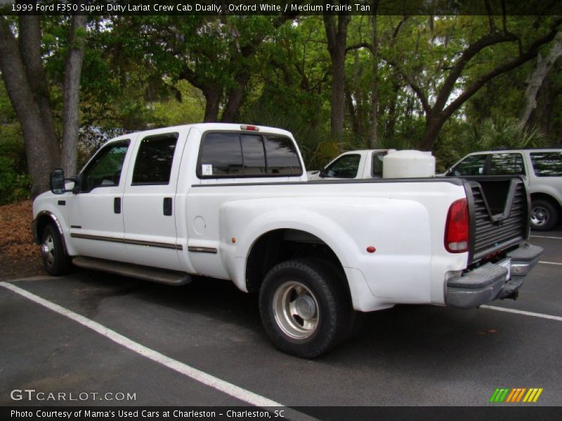 Oxford White / Medium Prairie Tan 1999 Ford F350 Super Duty Lariat Crew Cab Dually
