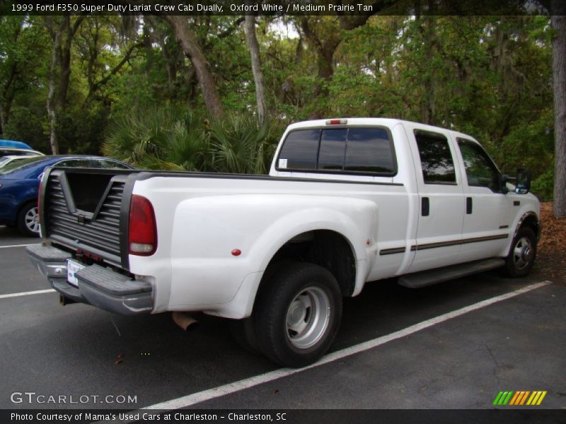 Oxford White / Medium Prairie Tan 1999 Ford F350 Super Duty Lariat Crew Cab Dually