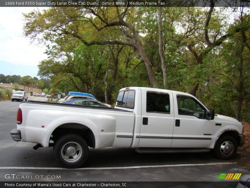 Oxford White / Medium Prairie Tan 1999 Ford F350 Super Duty Lariat Crew Cab Dually