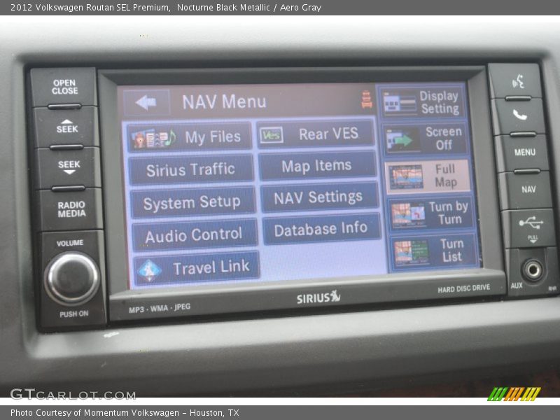Nocturne Black Metallic / Aero Gray 2012 Volkswagen Routan SEL Premium