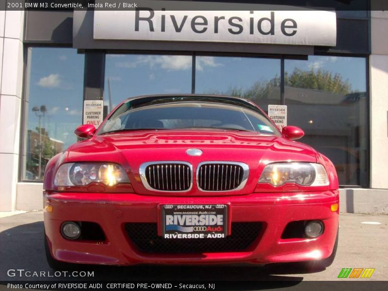 Imola Red / Black 2001 BMW M3 Convertible