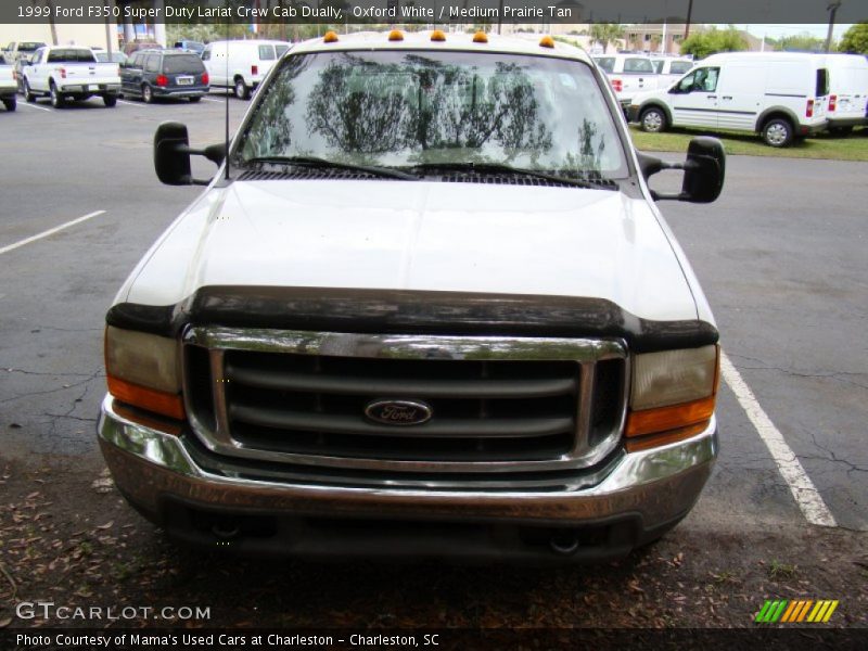 Oxford White / Medium Prairie Tan 1999 Ford F350 Super Duty Lariat Crew Cab Dually
