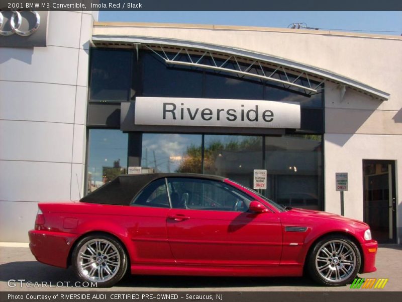 Imola Red / Black 2001 BMW M3 Convertible