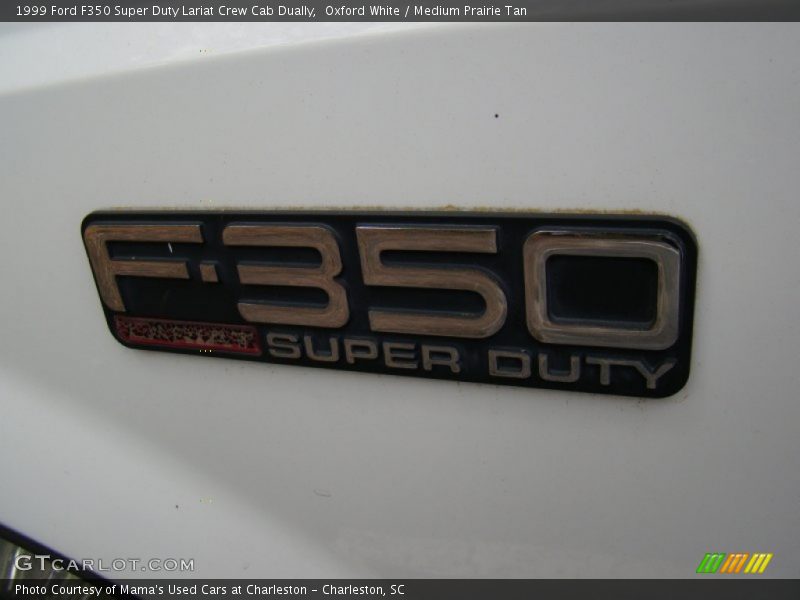 Oxford White / Medium Prairie Tan 1999 Ford F350 Super Duty Lariat Crew Cab Dually