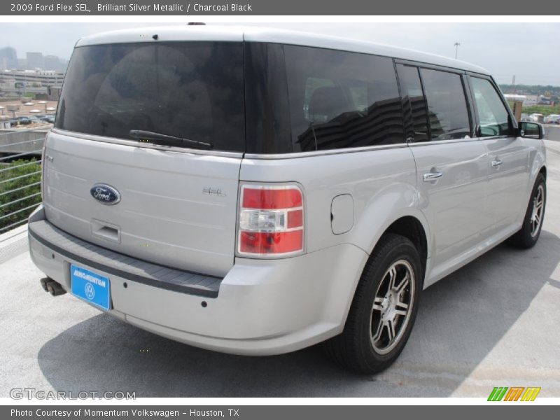 Brilliant Silver Metallic / Charcoal Black 2009 Ford Flex SEL