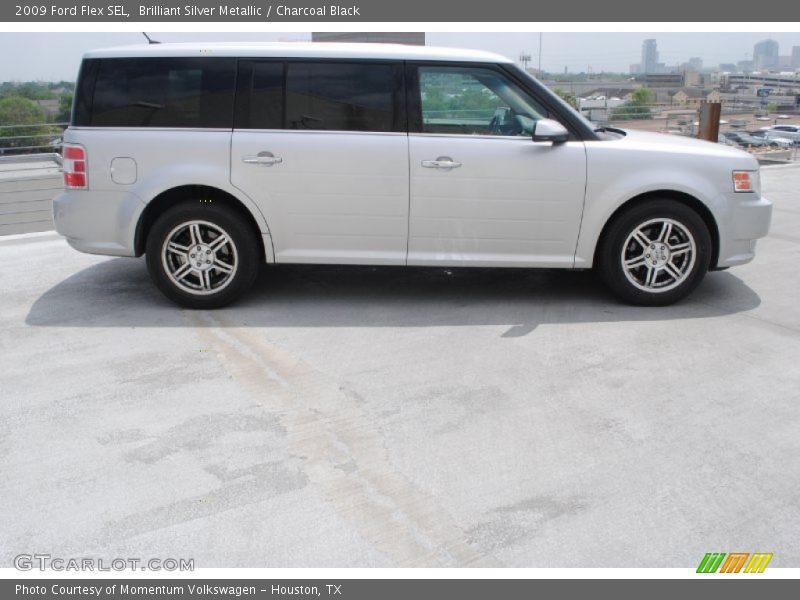 Brilliant Silver Metallic / Charcoal Black 2009 Ford Flex SEL