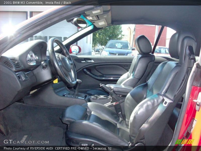 Imola Red / Black 2001 BMW M3 Convertible