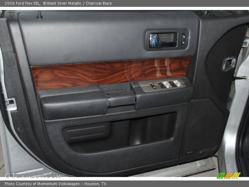 Brilliant Silver Metallic / Charcoal Black 2009 Ford Flex SEL