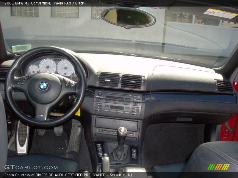 Imola Red / Black 2001 BMW M3 Convertible