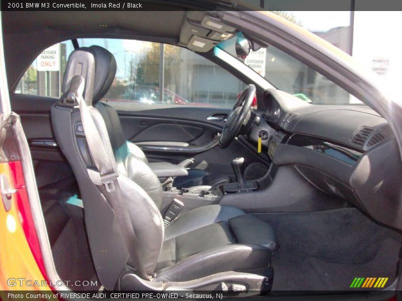 Imola Red / Black 2001 BMW M3 Convertible
