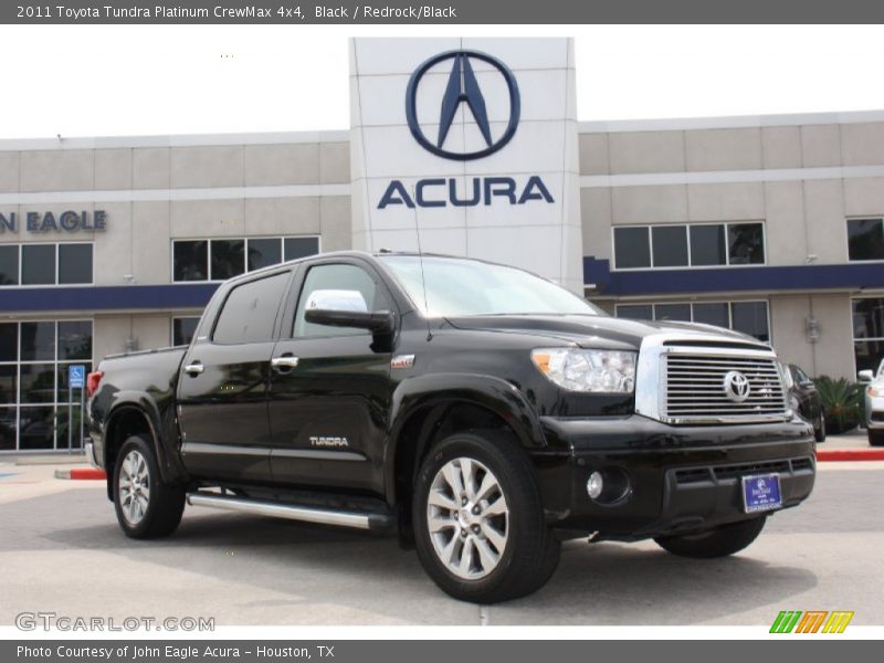 Black / Redrock/Black 2011 Toyota Tundra Platinum CrewMax 4x4