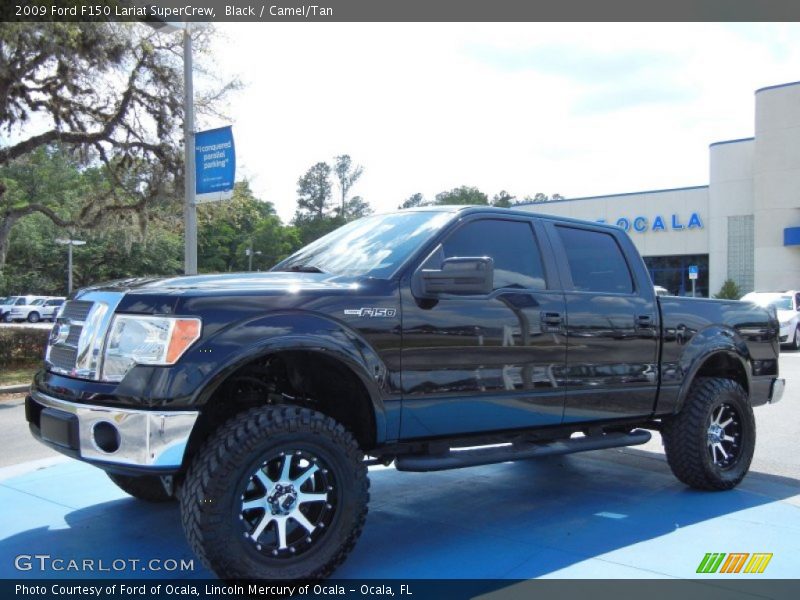 Black / Camel/Tan 2009 Ford F150 Lariat SuperCrew