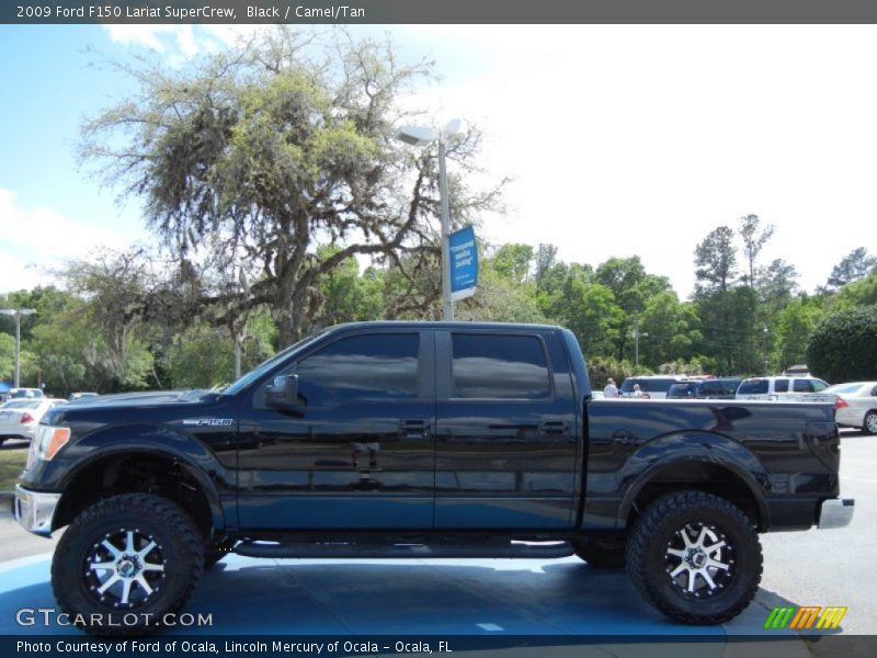 Black / Camel/Tan 2009 Ford F150 Lariat SuperCrew