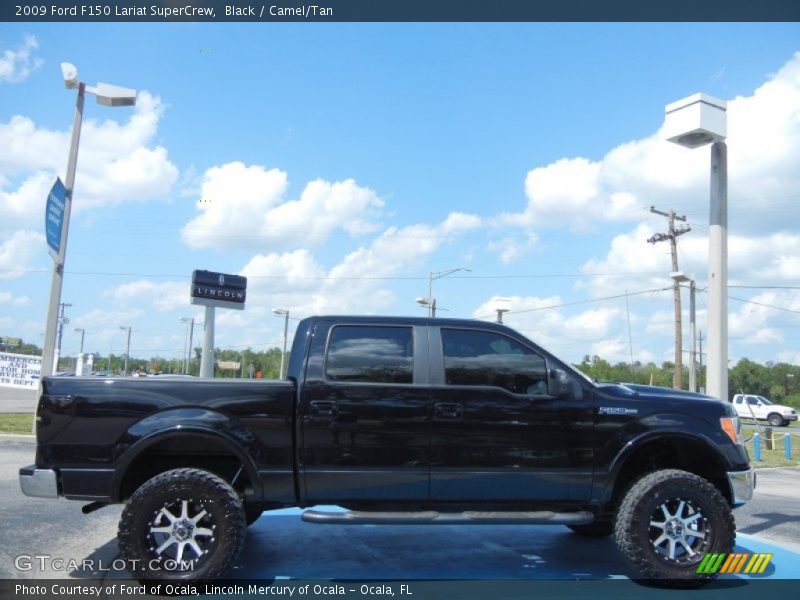 Black / Camel/Tan 2009 Ford F150 Lariat SuperCrew