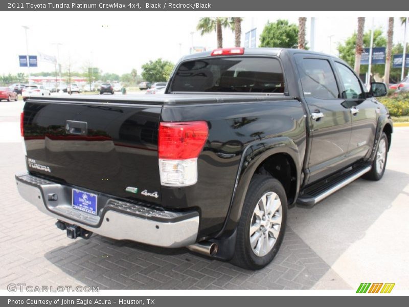 Black / Redrock/Black 2011 Toyota Tundra Platinum CrewMax 4x4