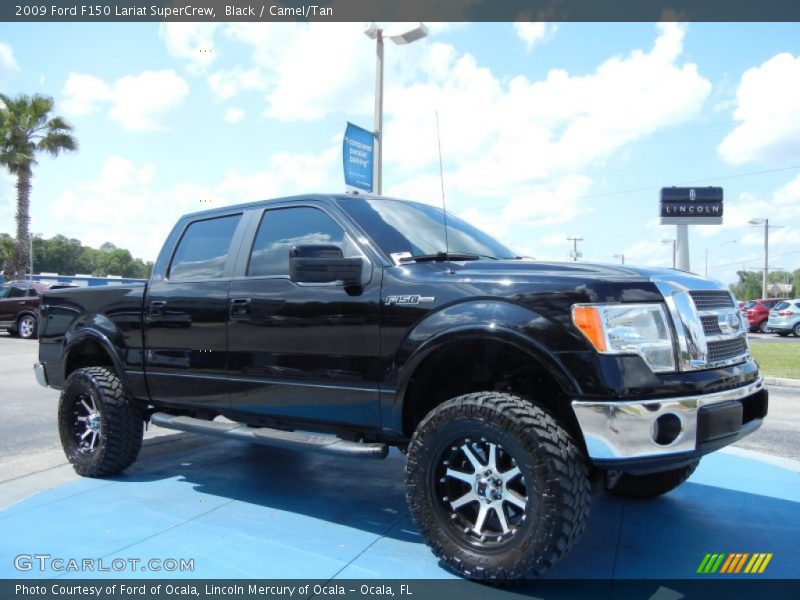 Black / Camel/Tan 2009 Ford F150 Lariat SuperCrew