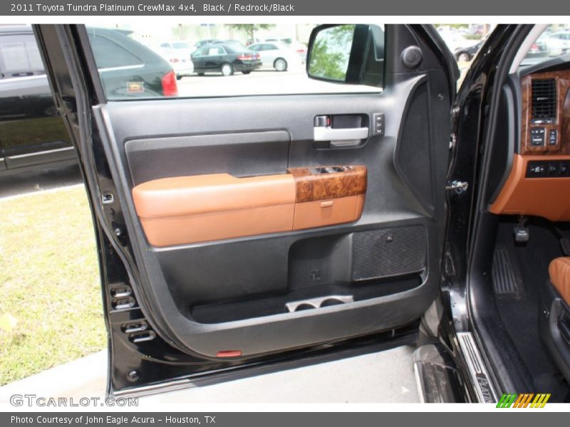 Black / Redrock/Black 2011 Toyota Tundra Platinum CrewMax 4x4