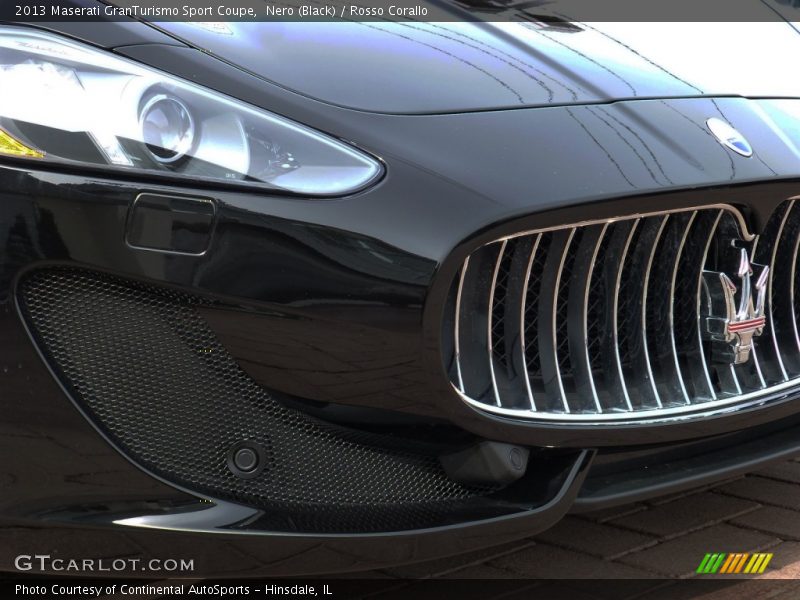 Nero (Black) / Rosso Corallo 2013 Maserati GranTurismo Sport Coupe
