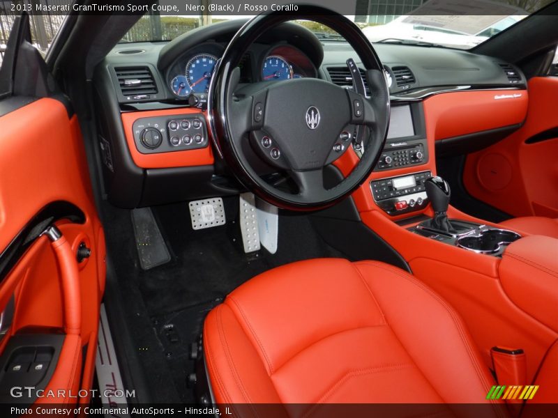  2013 GranTurismo Sport Coupe Rosso Corallo Interior