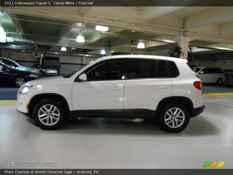 Candy White / Charcoal 2011 Volkswagen Tiguan S