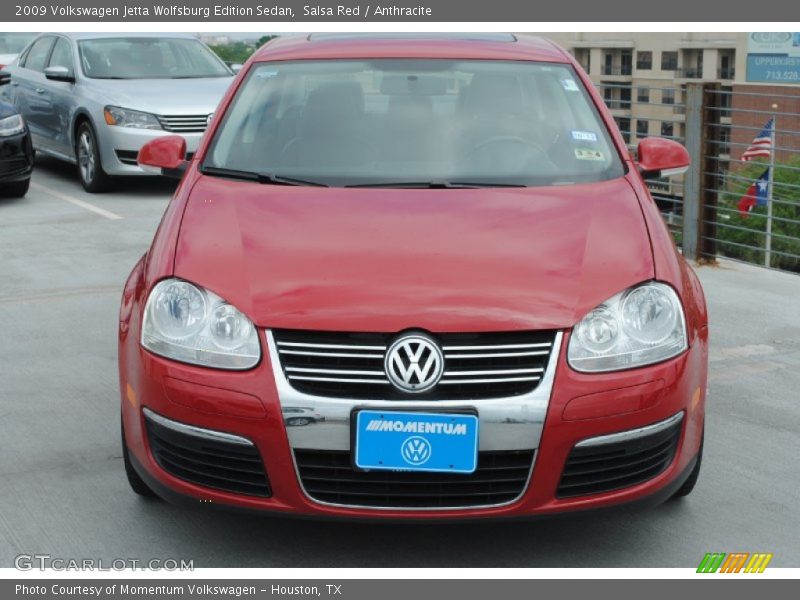 Salsa Red / Anthracite 2009 Volkswagen Jetta Wolfsburg Edition Sedan