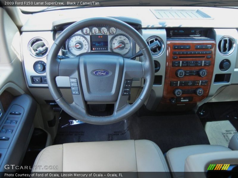 Black / Camel/Tan 2009 Ford F150 Lariat SuperCrew