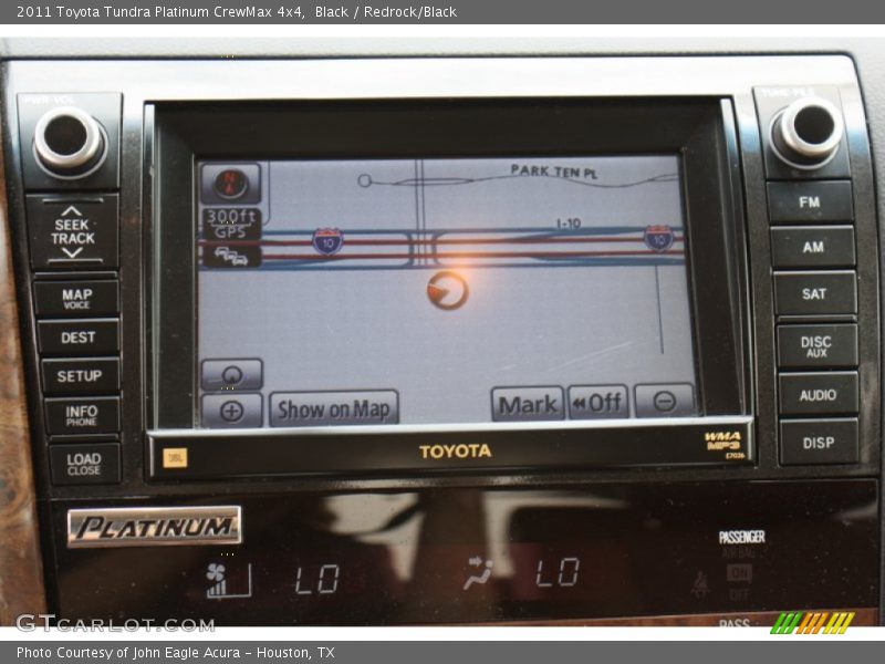 Black / Redrock/Black 2011 Toyota Tundra Platinum CrewMax 4x4