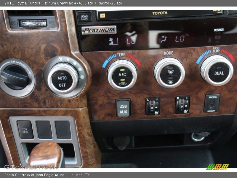 Black / Redrock/Black 2011 Toyota Tundra Platinum CrewMax 4x4