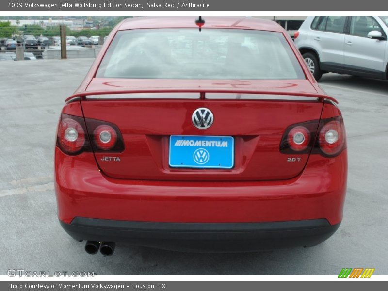 Salsa Red / Anthracite 2009 Volkswagen Jetta Wolfsburg Edition Sedan