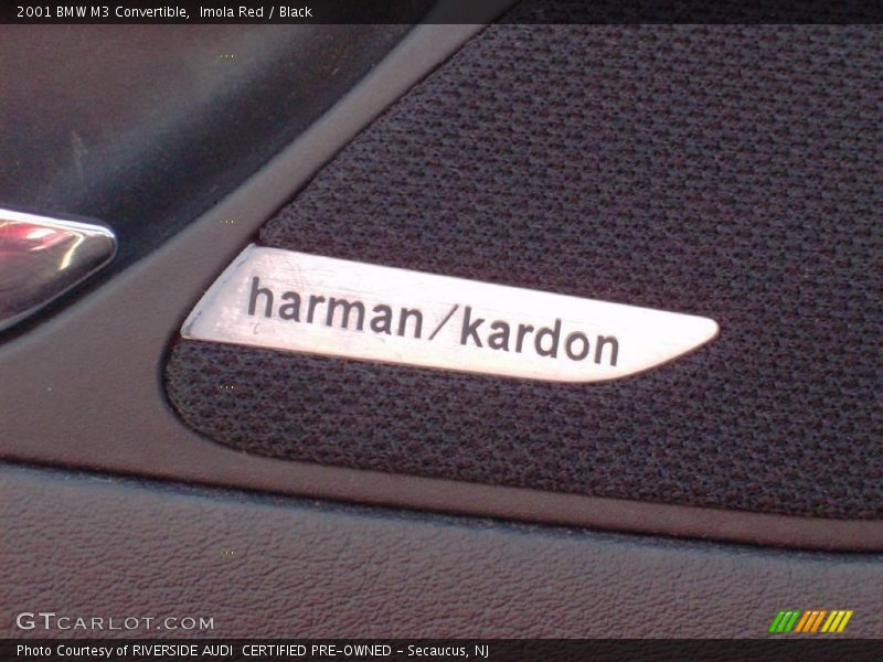 Imola Red / Black 2001 BMW M3 Convertible