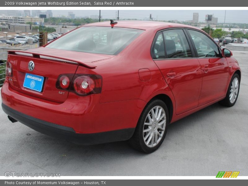 Salsa Red / Anthracite 2009 Volkswagen Jetta Wolfsburg Edition Sedan