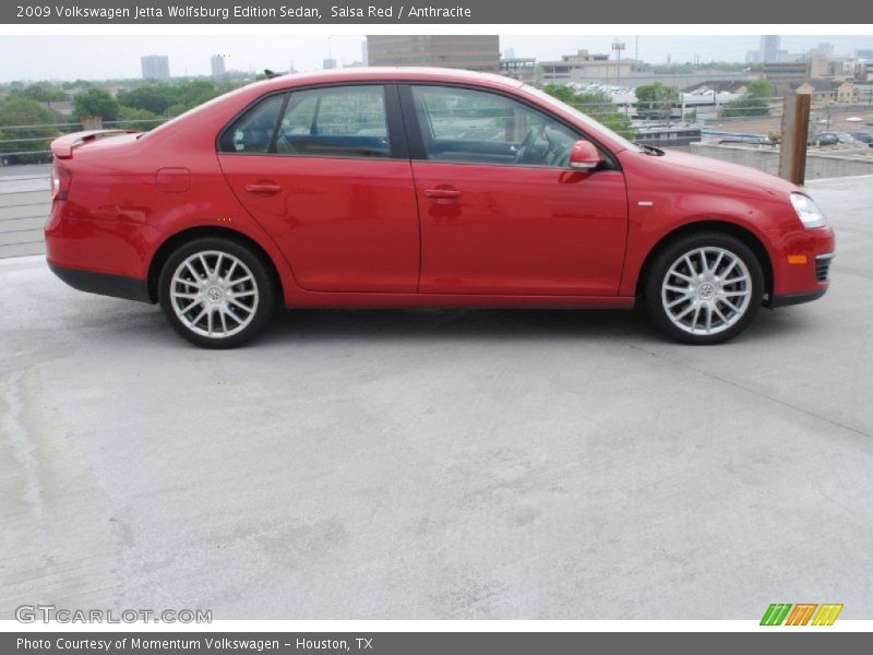 Salsa Red / Anthracite 2009 Volkswagen Jetta Wolfsburg Edition Sedan