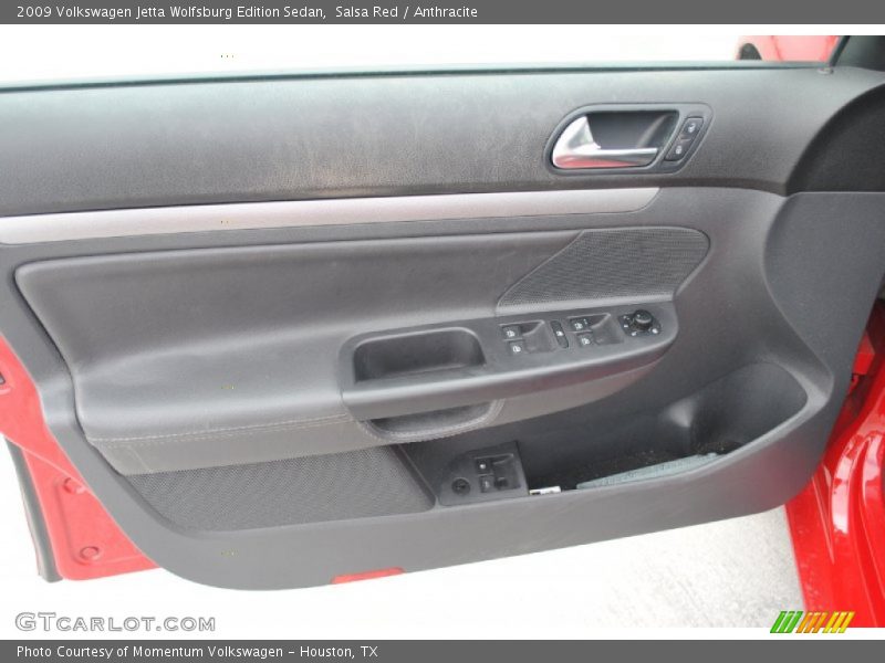 Salsa Red / Anthracite 2009 Volkswagen Jetta Wolfsburg Edition Sedan
