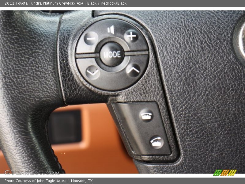 Black / Redrock/Black 2011 Toyota Tundra Platinum CrewMax 4x4