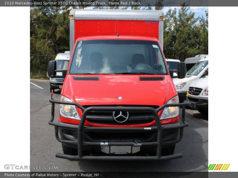 Flame Red / Black 2010 Mercedes-Benz Sprinter 3500 Chassis Moving Truck