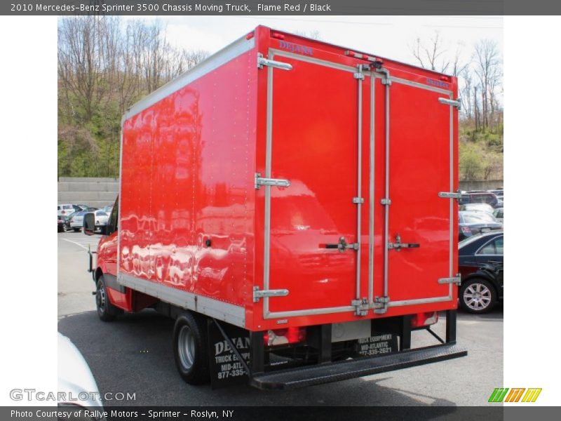 Flame Red / Black 2010 Mercedes-Benz Sprinter 3500 Chassis Moving Truck