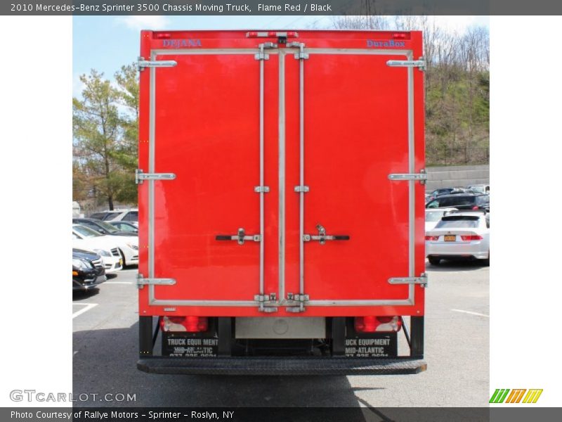 Flame Red / Black 2010 Mercedes-Benz Sprinter 3500 Chassis Moving Truck