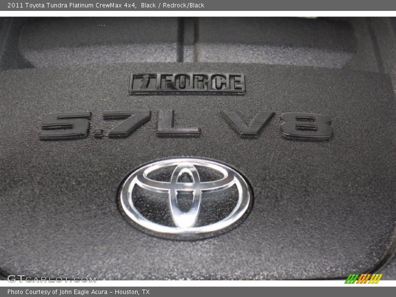 Black / Redrock/Black 2011 Toyota Tundra Platinum CrewMax 4x4