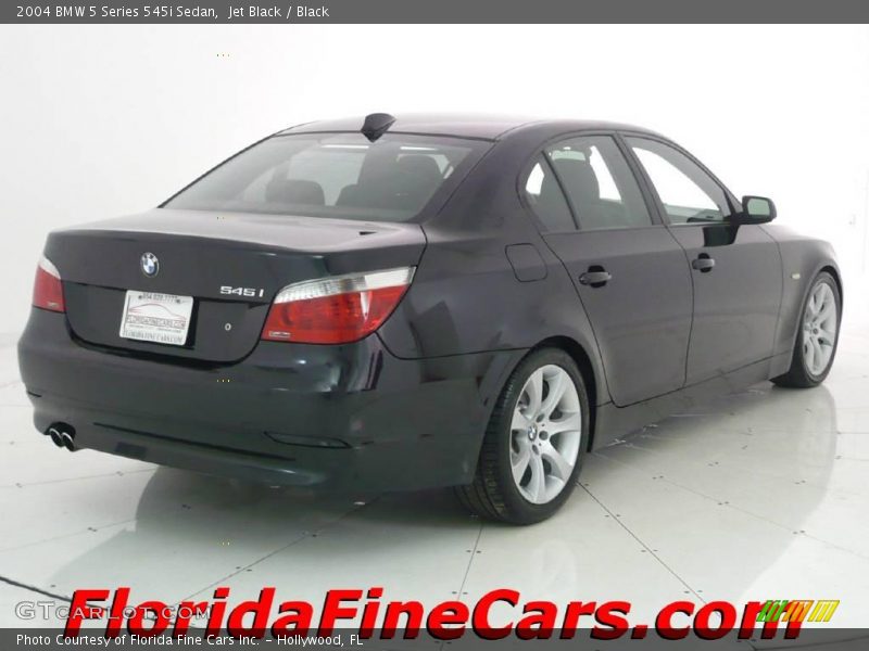 Jet Black / Black 2004 BMW 5 Series 545i Sedan