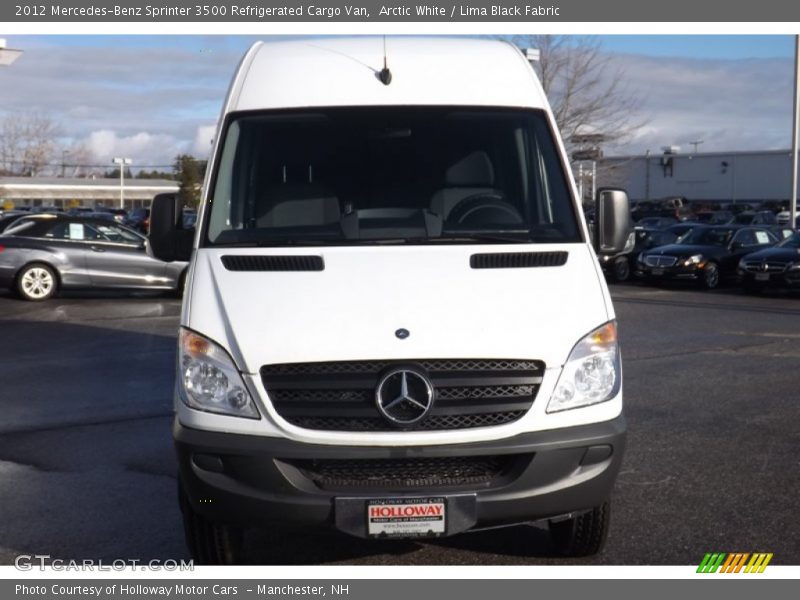 Arctic White / Lima Black Fabric 2012 Mercedes-Benz Sprinter 3500 Refrigerated Cargo Van